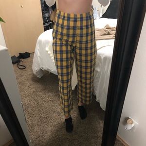 Plaid pants